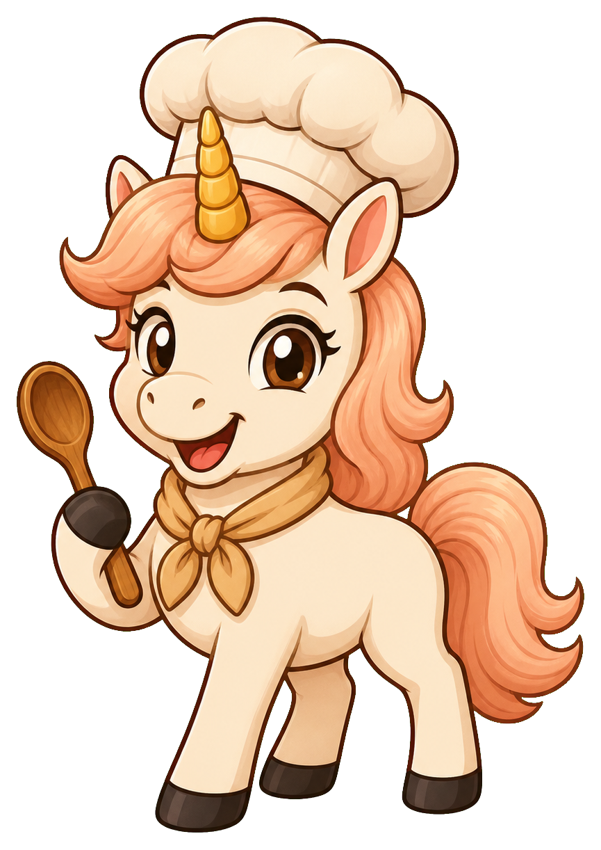 Preview for Chef Unicorn Sticker Graphic