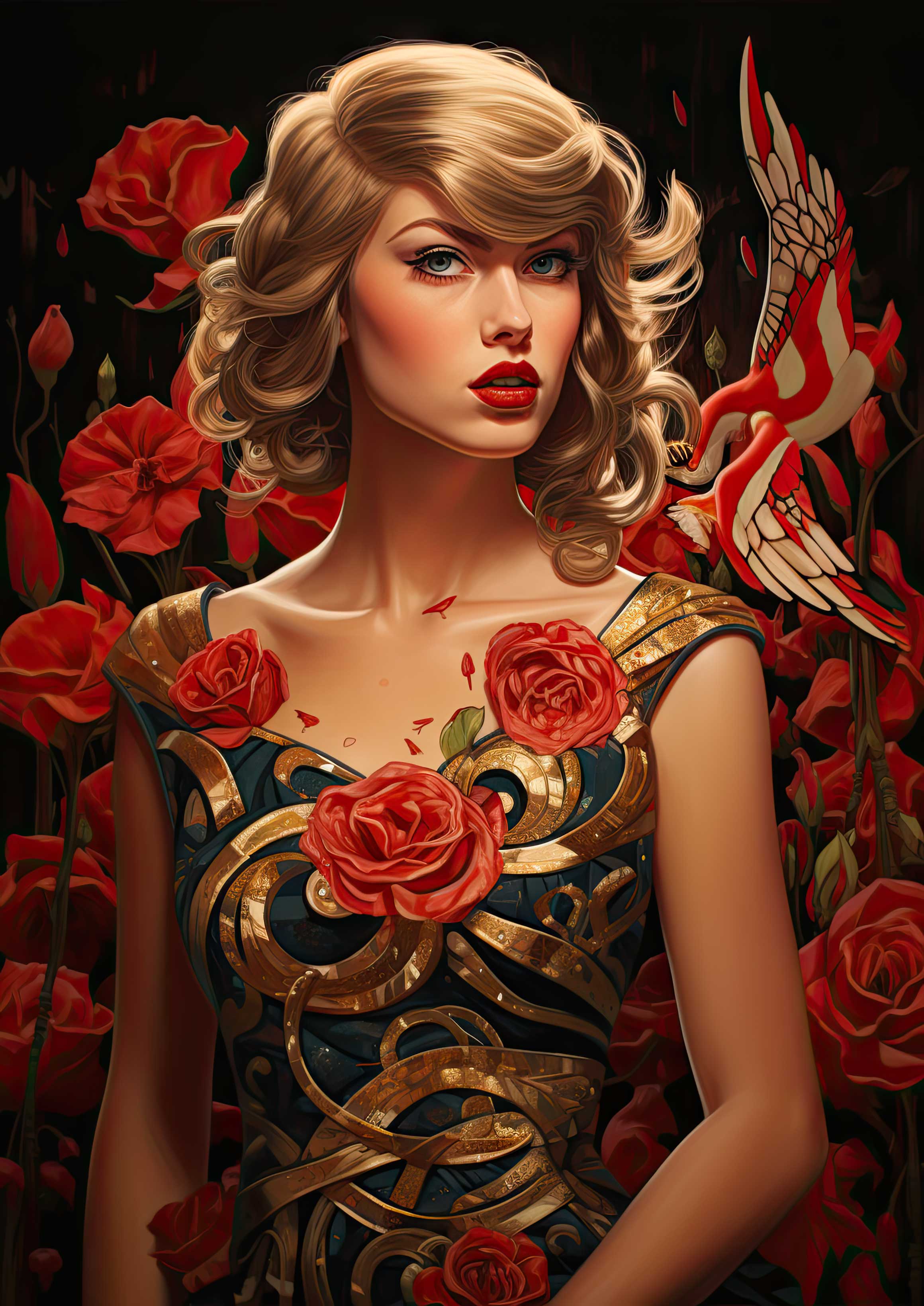 Preview for Taylor-swift-artistic-portrait-background-4d9f8