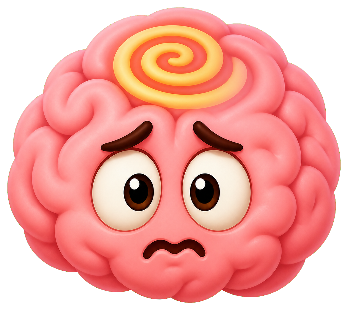 Preview for Overthinking Brain Sticker