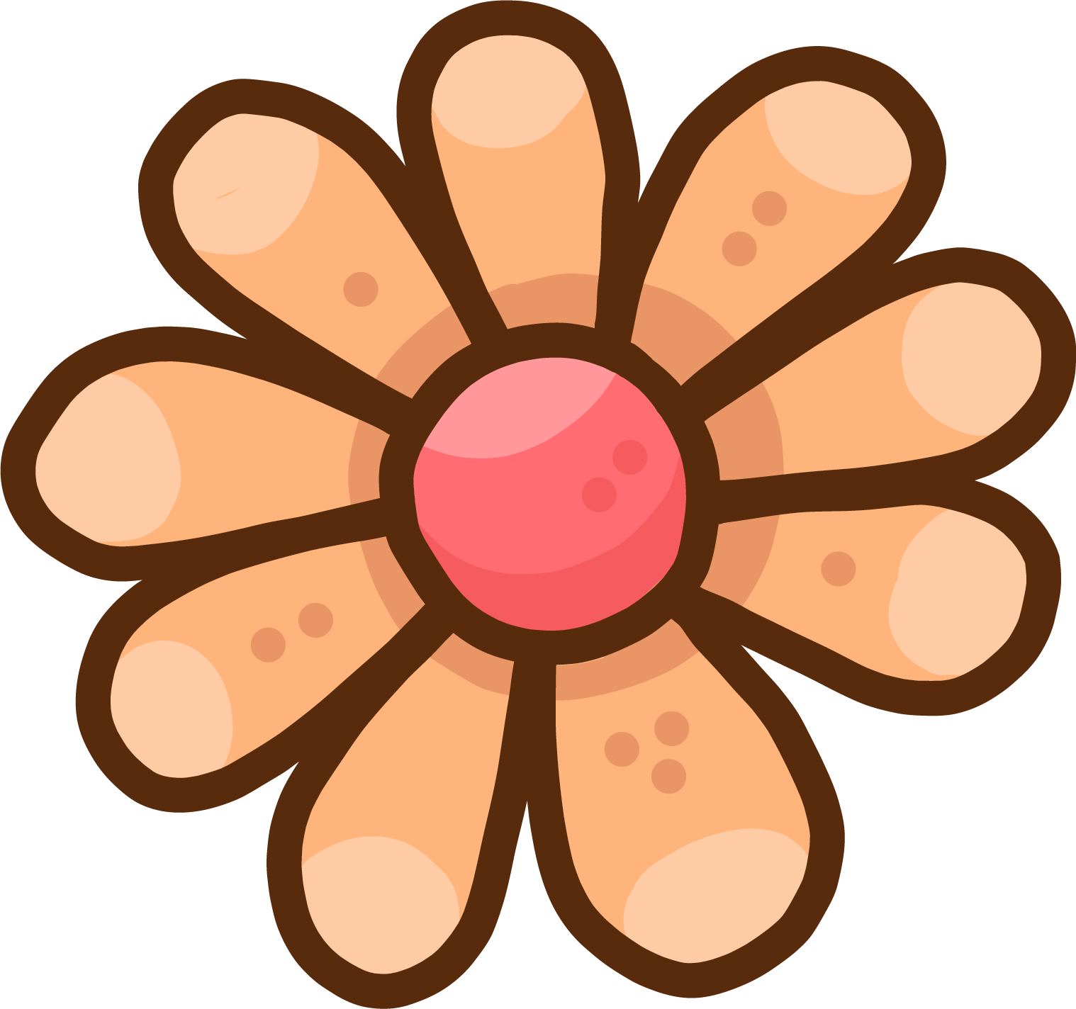 Preview for Simple-flower-icon-design-cute-love-sticker-622b3