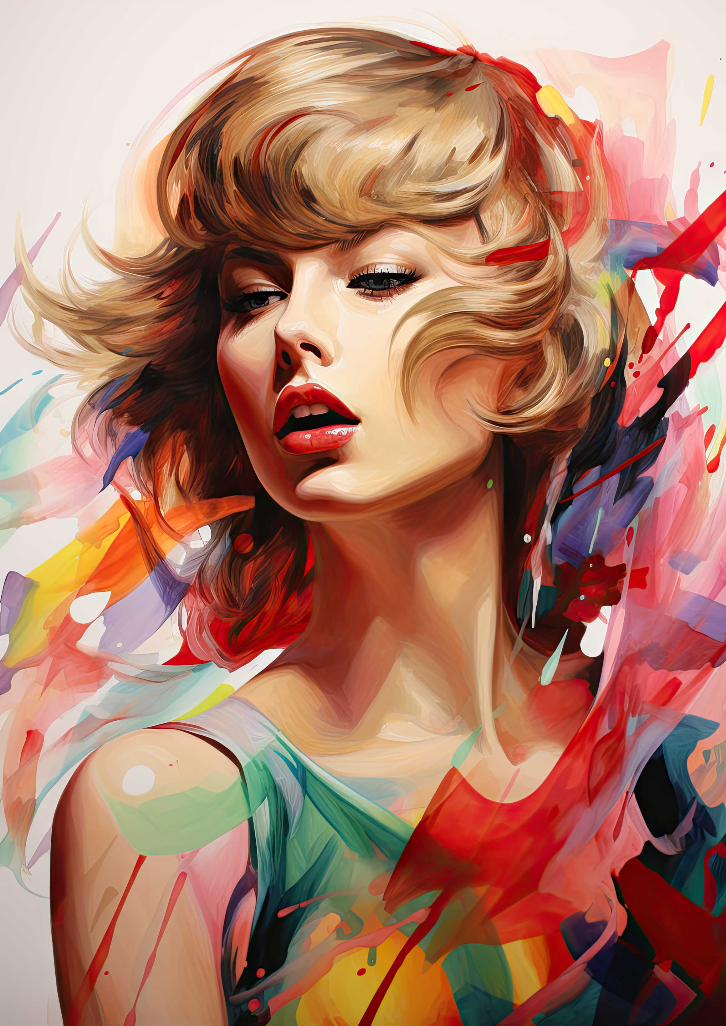 Preview for Vibrant-portrait-of-woman-taylor-swift-background-8cade