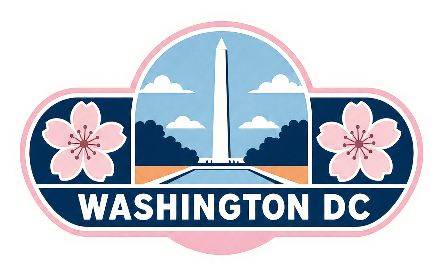 Preview for Monument Blossoms Washington Dc Sticker