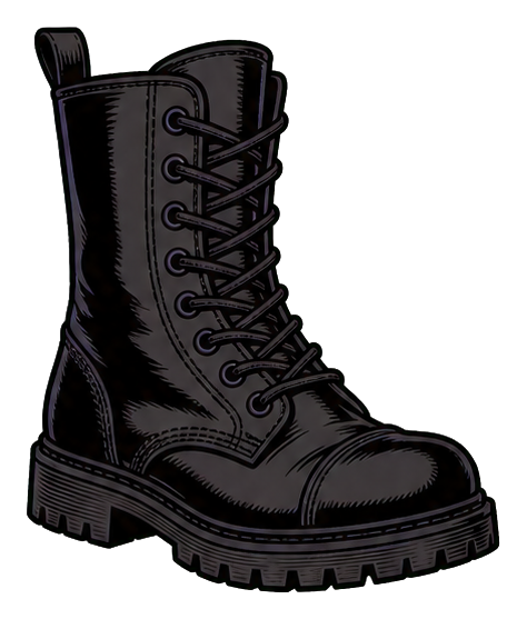 Preview for Combat Boot Sticker Graphic