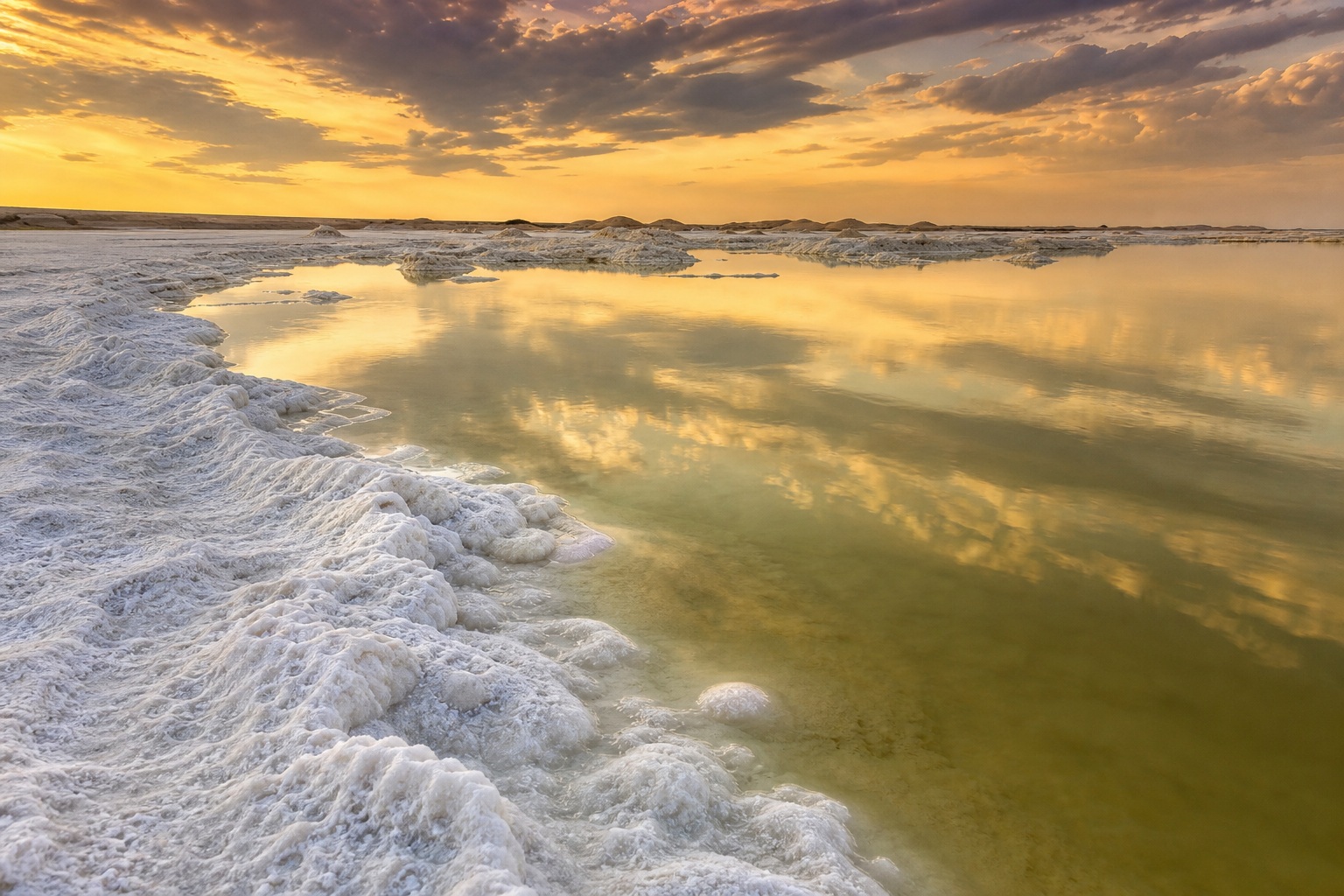 Preview for Salt Flat Patterns Stock Background