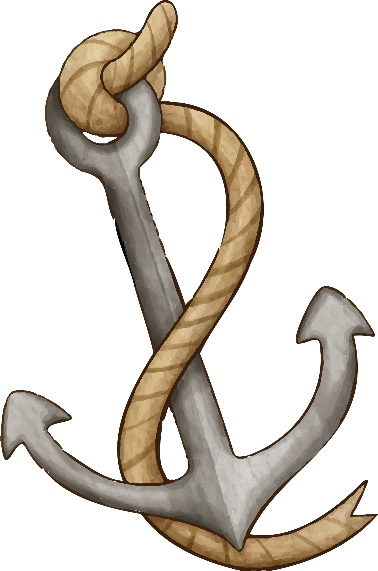 Preview for Anchor-symbolism-and-design-summer-watercolor-sticker-9704a