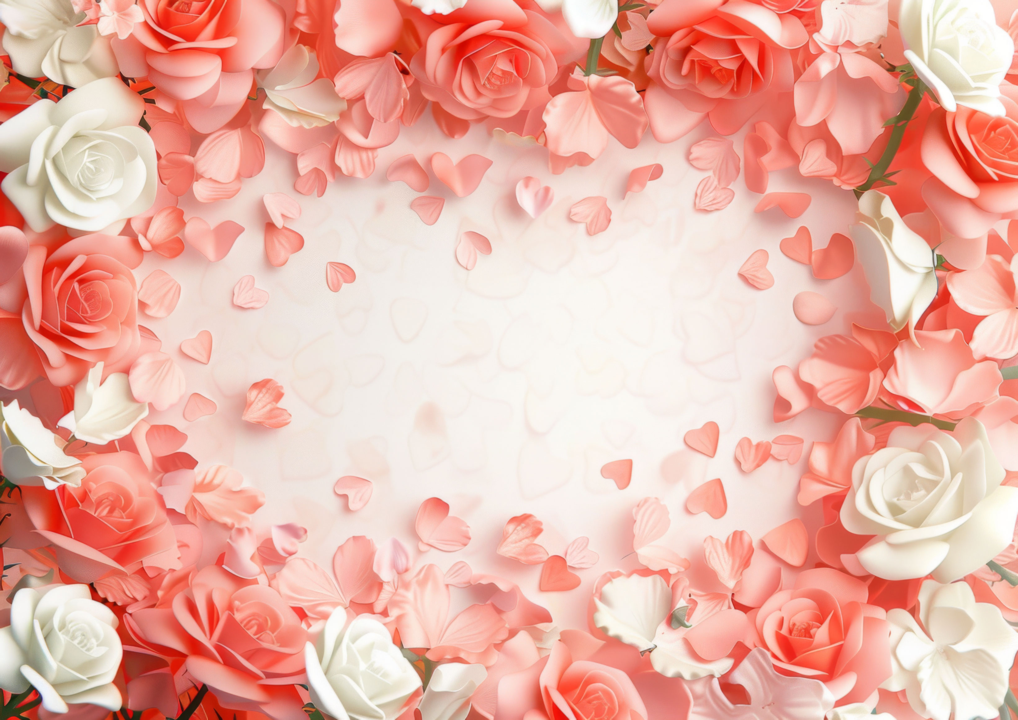 Preview for Floral-heart-frame-template-mothers-day-background-9116c