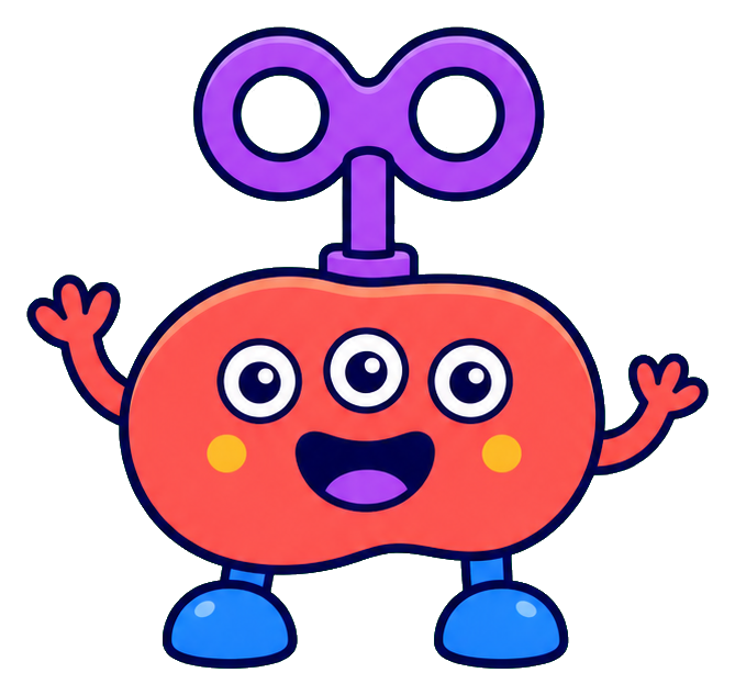 Preview for Funny Cartoon Alien Sticker
