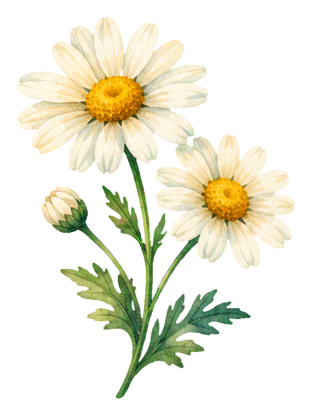 Preview for Watercolor Wildflowers Chamomile
