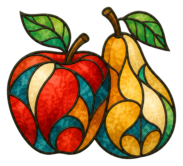 Preview for Stained Glass Fruit Fruit Pair