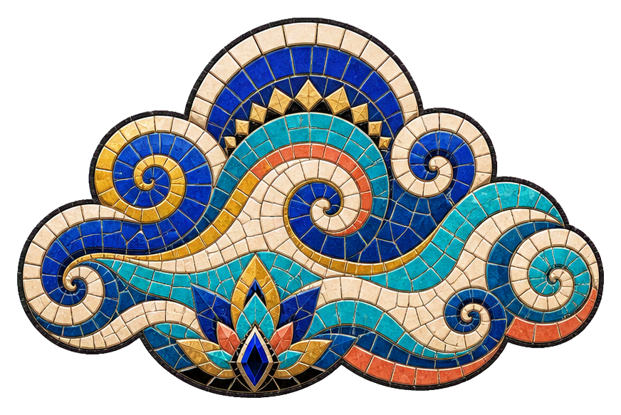 Preview for Mosaic Cloud Sticker