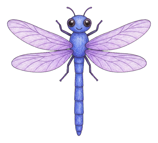 Preview for Blue Dragonfly Sticker