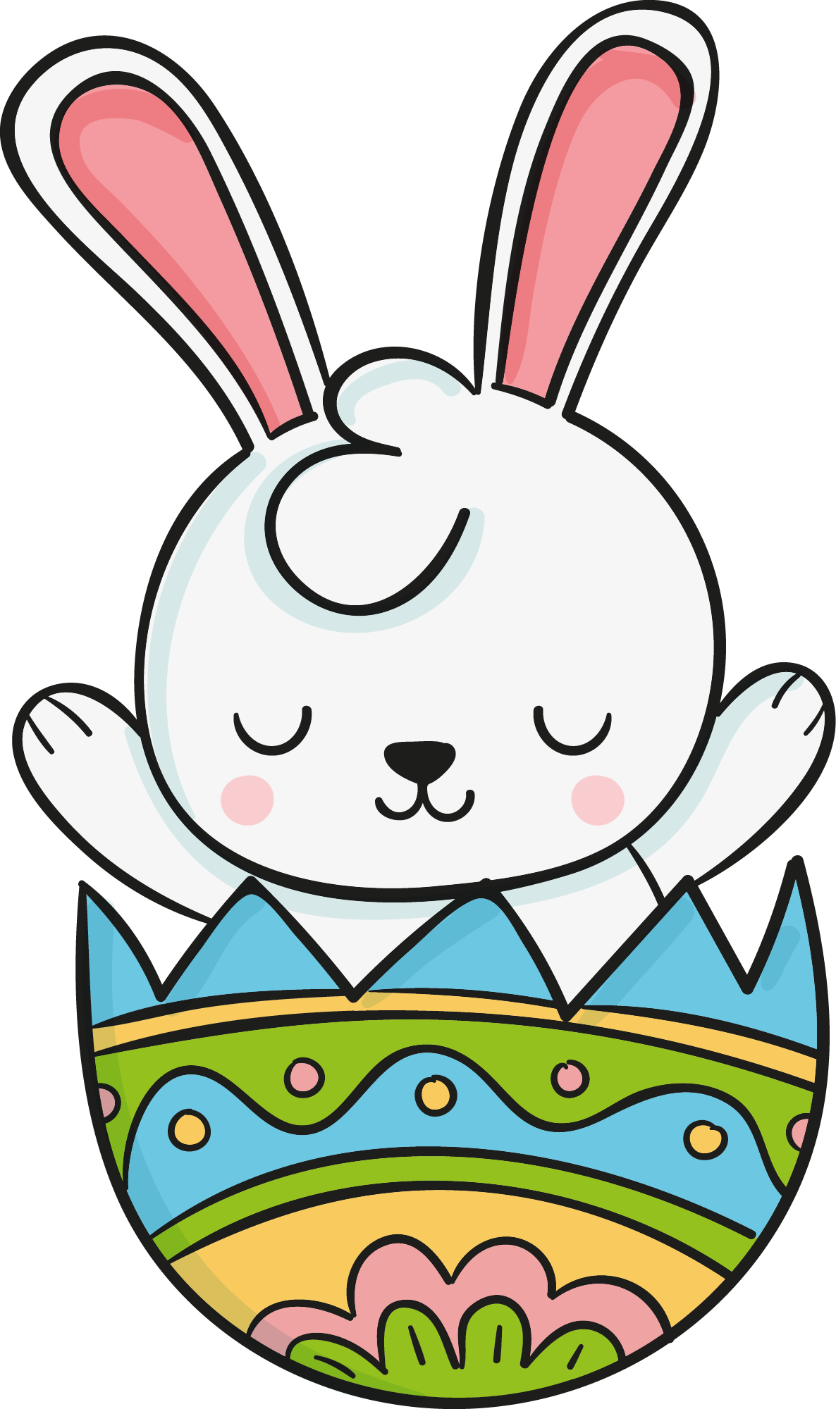 Preview for Easter-bunny-decorated-egg-sticker-d0e84