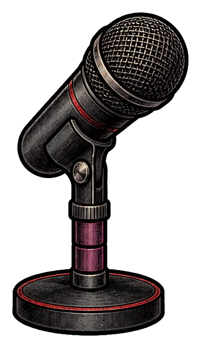 Preview for Charcoal Stage Microphone Sticker