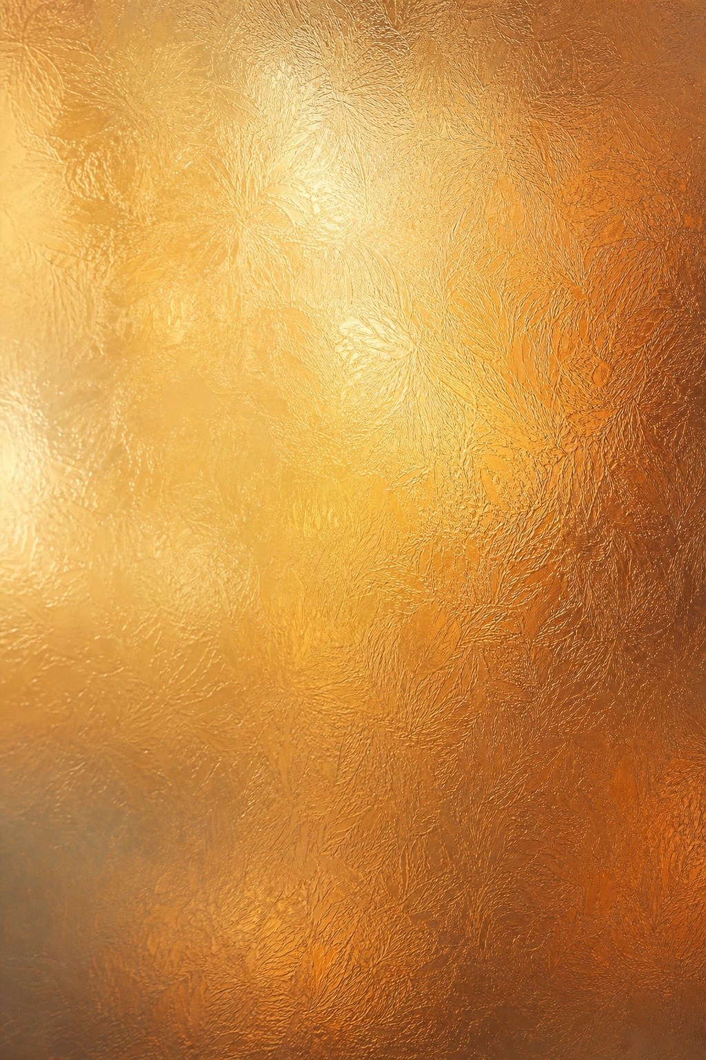 Vertical warm etched glass texture with a soft translucent amber glow