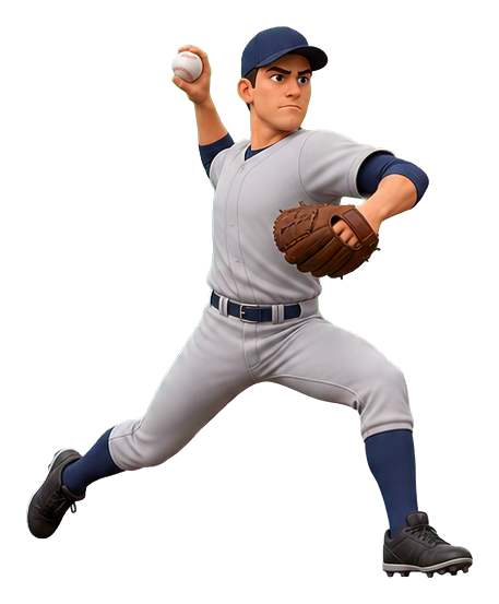 Preview for Animated Pitcher Throw Sticker