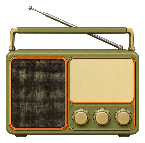 Preview for Vintage Portable Radio Sticker