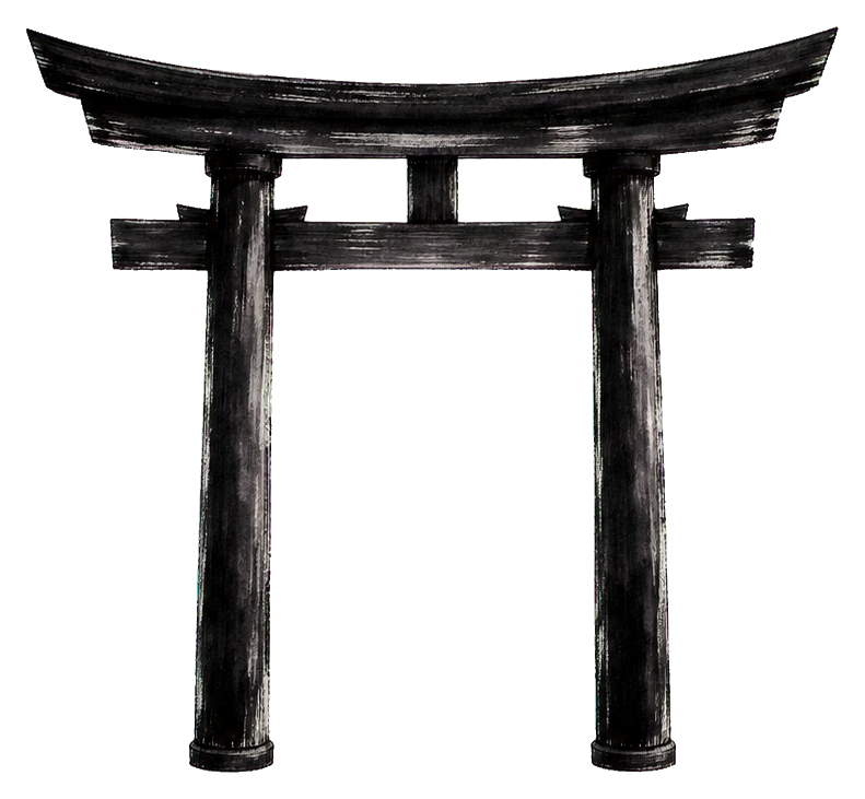 Preview for Dry Brush Ink Torii Gate Sticker