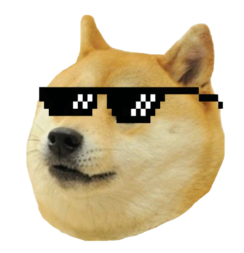 Preview for Doge-thug-life-meme-animal-sticker-2ec81