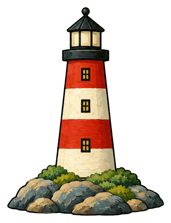 Preview for Red And White Lighthouse