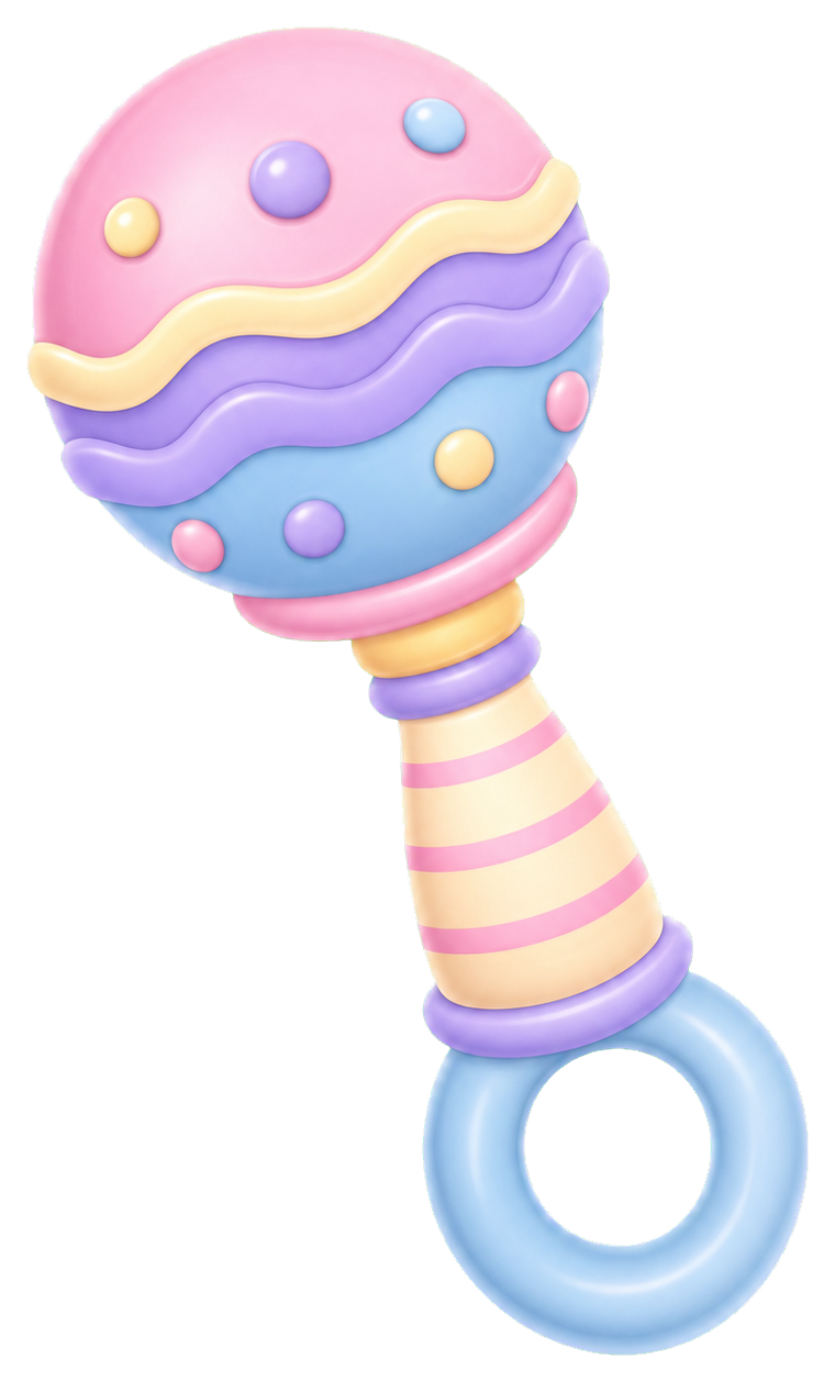 Preview for Baby Rattle Sticker For Photo Designs