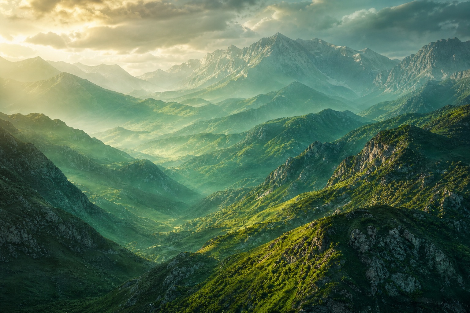 Preview for Alpine Mountain Ridge Background