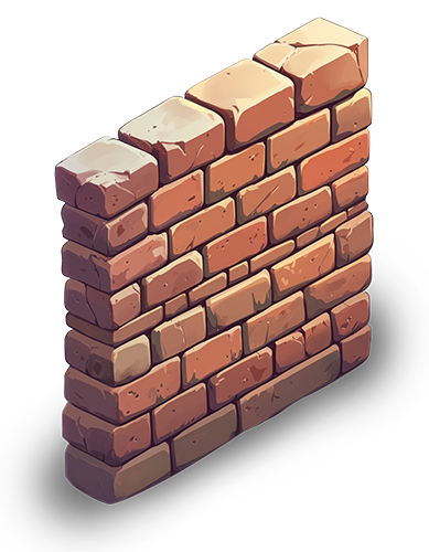 Preview for Brick-wall-illustration-fence-sticker-eb886