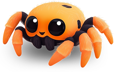 Preview for Orange-spider-plush-toy-animal-sticker-a9ecc