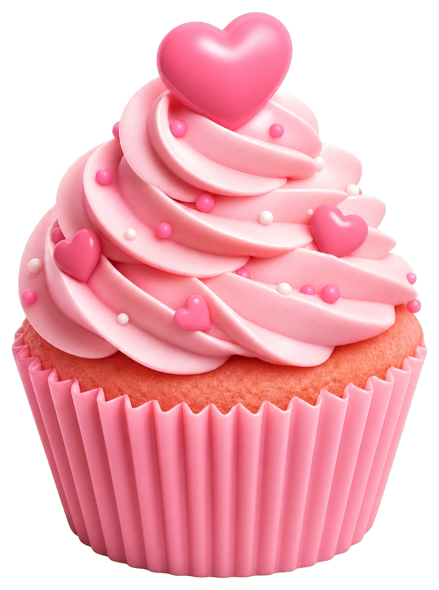 Preview for Pink Cupcake Sticker
