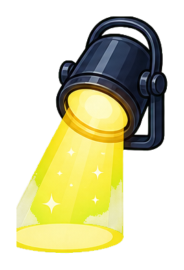 Preview for Spotlight Beam Sticker
