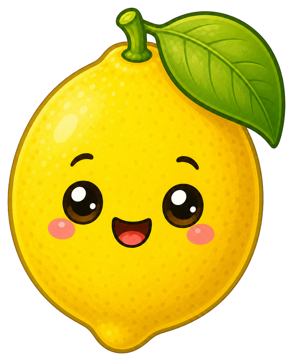Preview for Cute Lemon Sticker Graphic