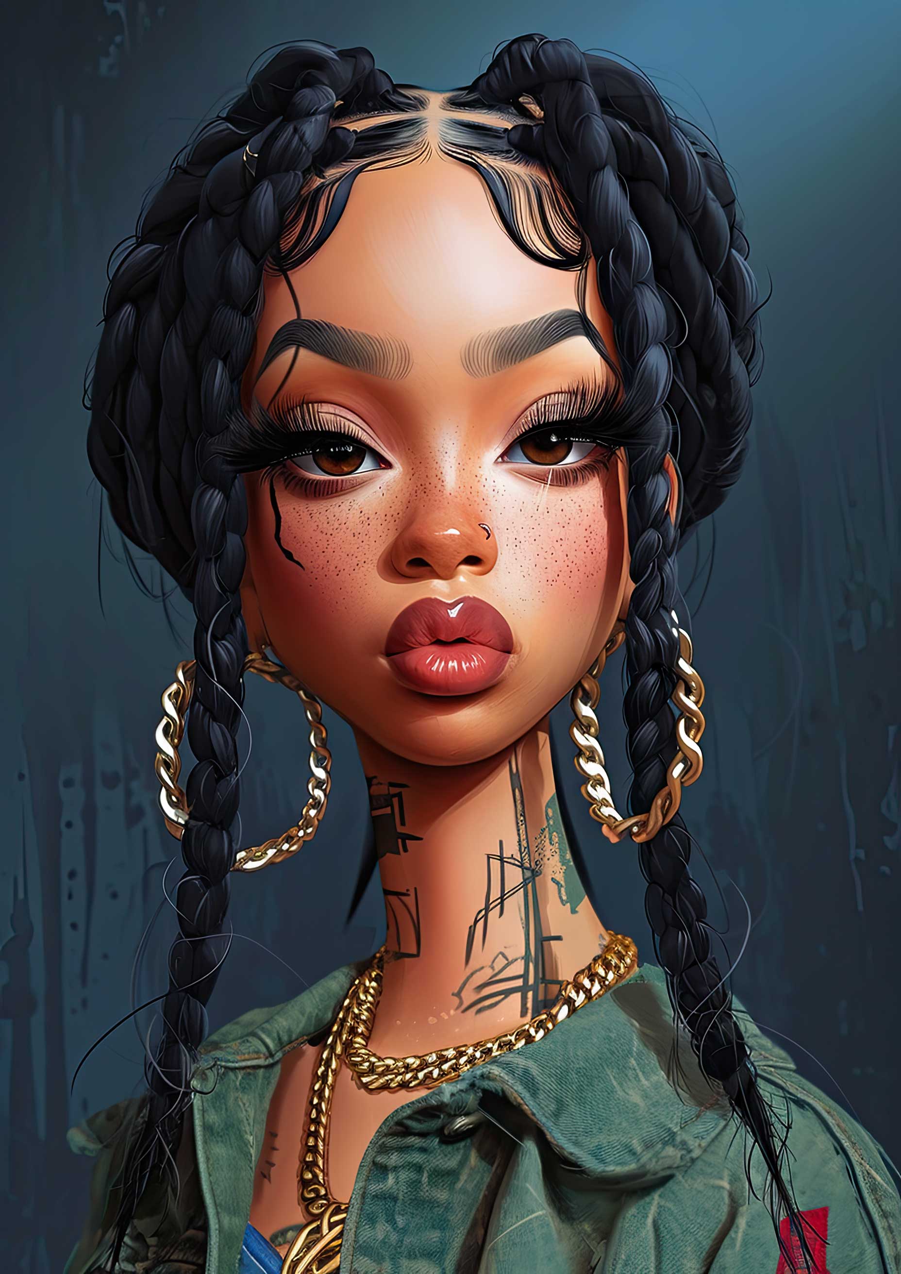 Preview for Digital-art-portrait-celebrities-background-a9186