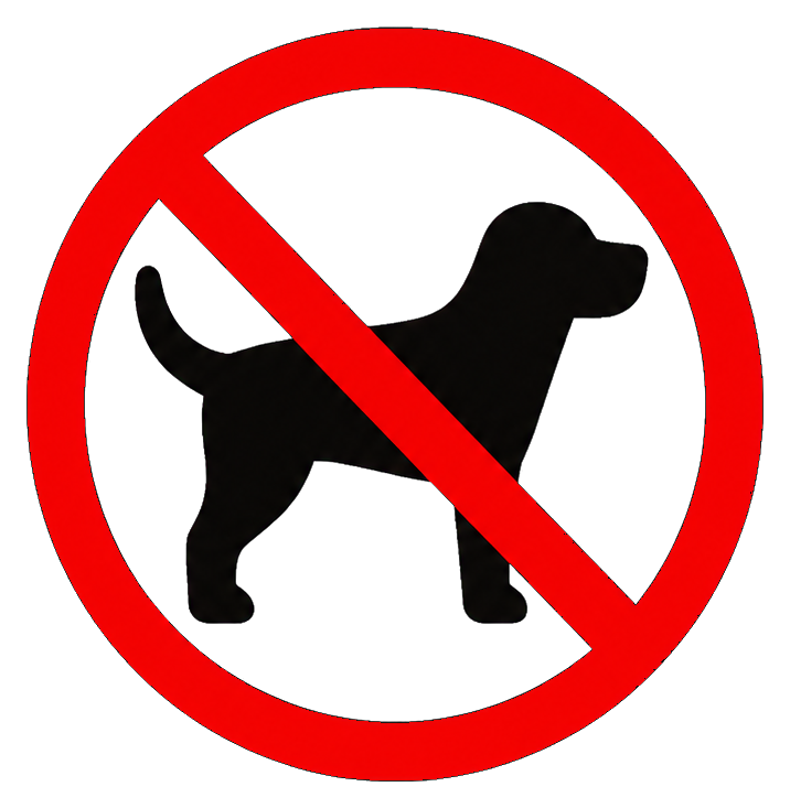 Preview for No Dogs Sign Sticker