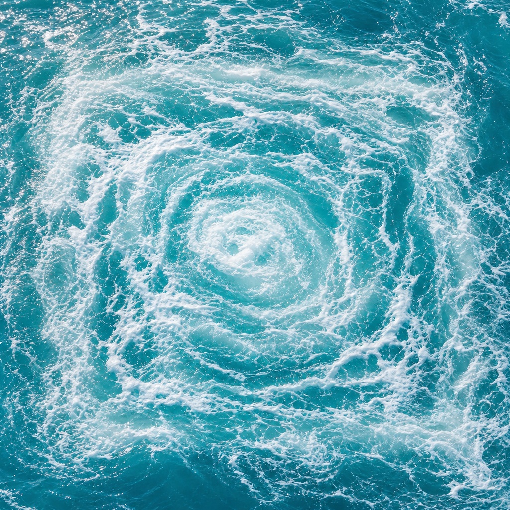 Preview for Square Foam Swirl Water Ripple Background