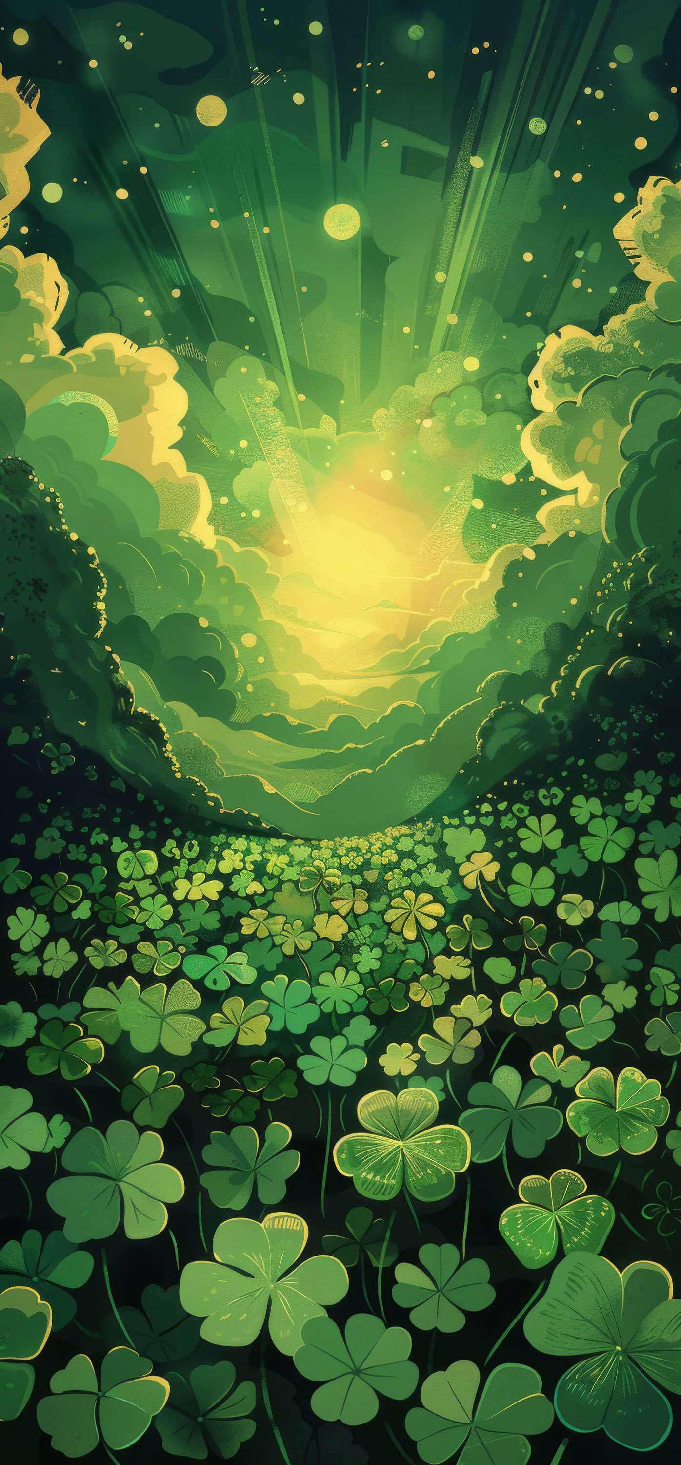 Preview for Shamrocks-lucky-field-st-patricks-background-463fb