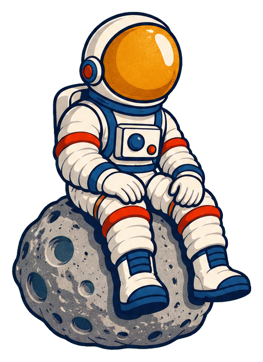 Preview for Astronaut On A Moon Rock