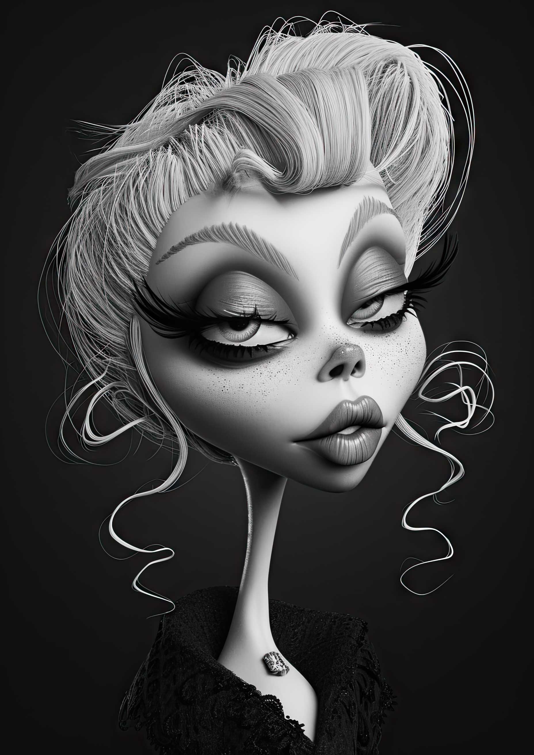 Preview for Surreal-3d-portrait-art-celebrities-background-142c3