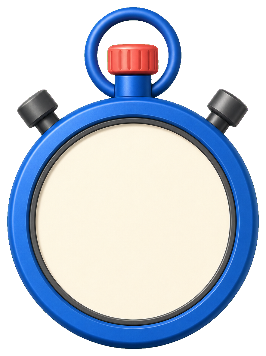 Preview for Blank Stopwatch Fitness Sticker