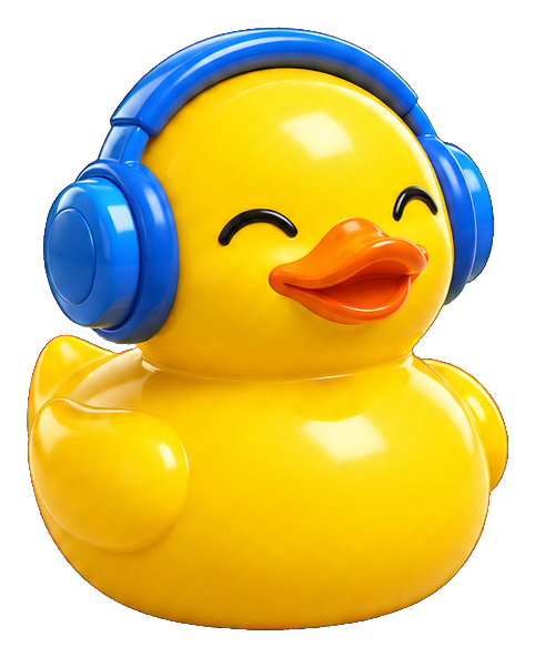 Preview for Rubber Duck With Headphones