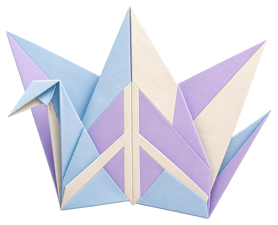 Preview for Peace Origami Crane Sticker