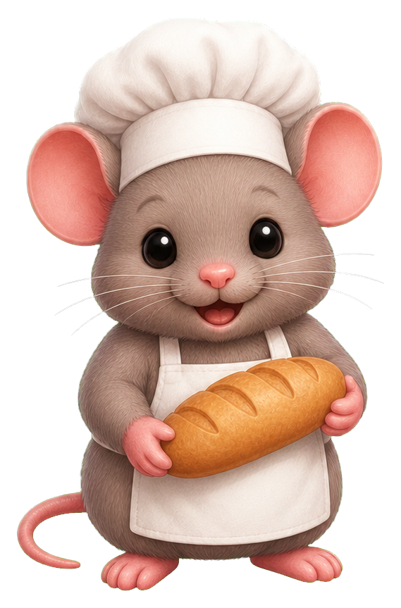 Preview for Mouse Baker Sticker Graphic