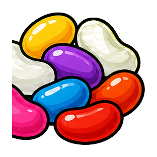 Preview for Jelly Beans Sticker For Creative Designs