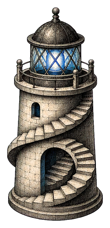 Preview for Infinite Stair Lighthouse Sticker