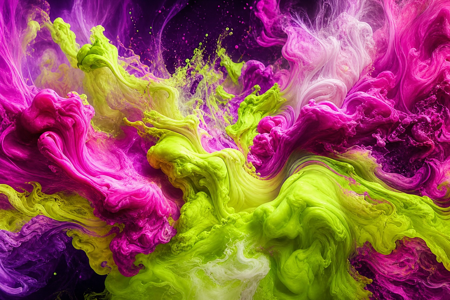 Preview for Magenta Lime Liquid Background