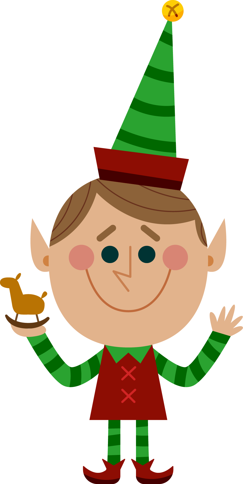 Preview for Christmas-elf-illustration-sticker-64a48