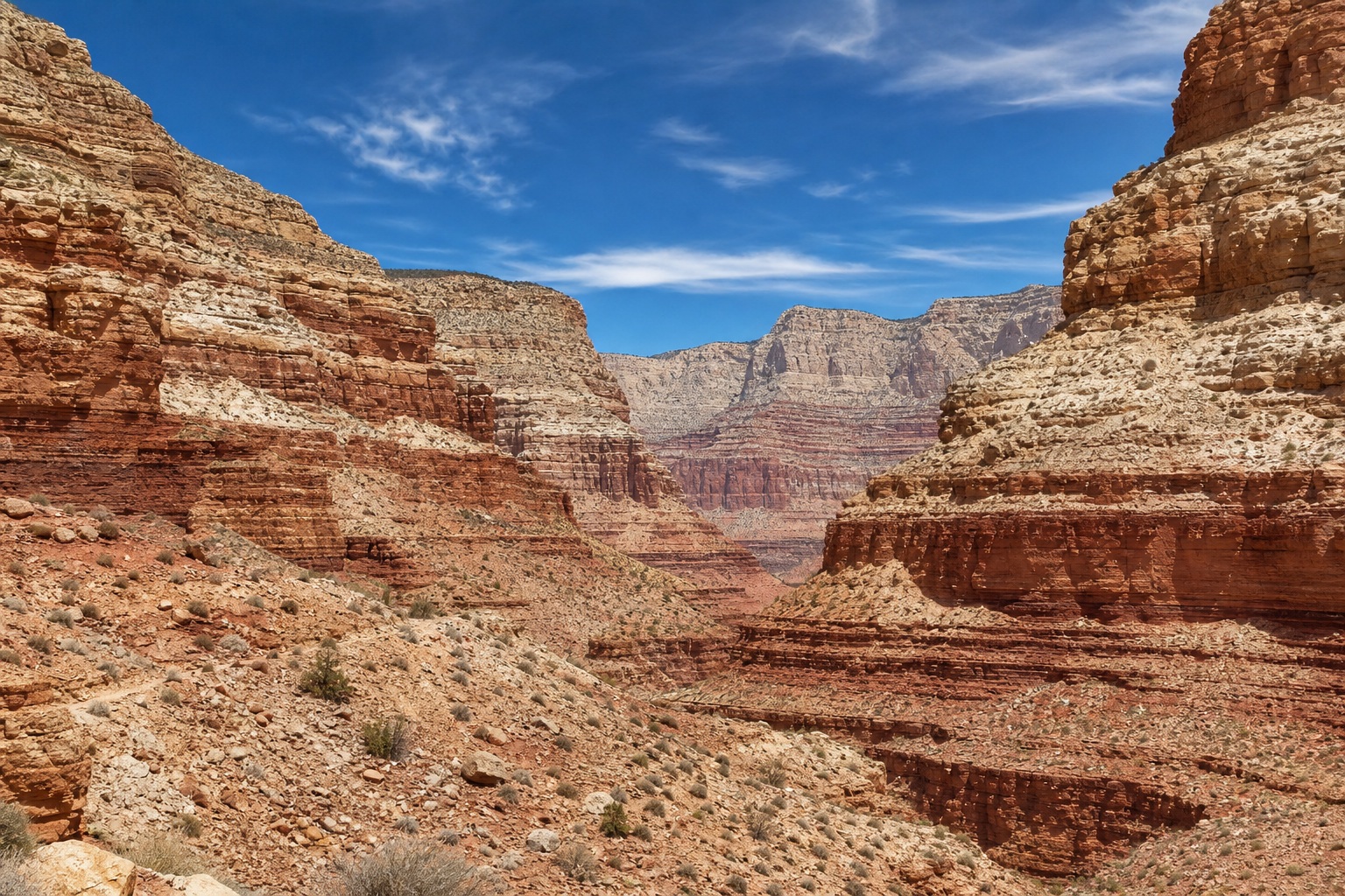 Preview for Layered Canyon Walls Background