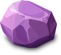 Purple gemstone icon
