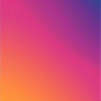 Gradient background with colors transitioning from orange to purple