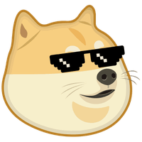 Cartoon dog with sunglasses