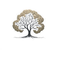 A tree with honeycomb leaves