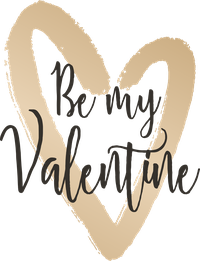 Be My Valentine heart design